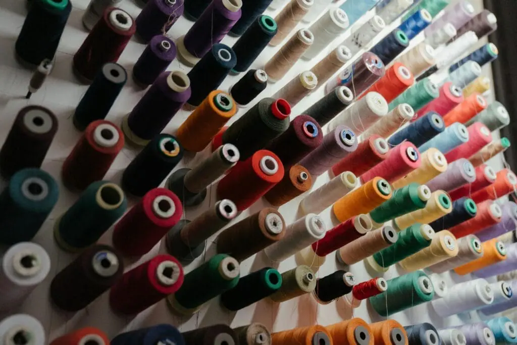 Verschillende borduur kleuren